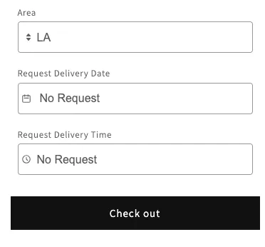 Adjustment of the Minimum Delivery Date based on options (delivery area, etc.)